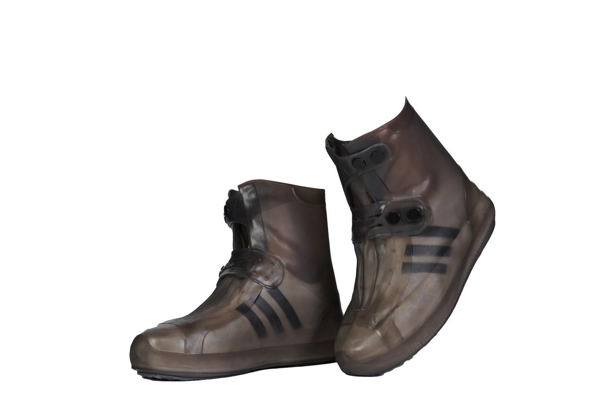 Adult Mid-Calf Rain Shoe Covers: Style Meets Eco-Friendly Protection - alternate view
